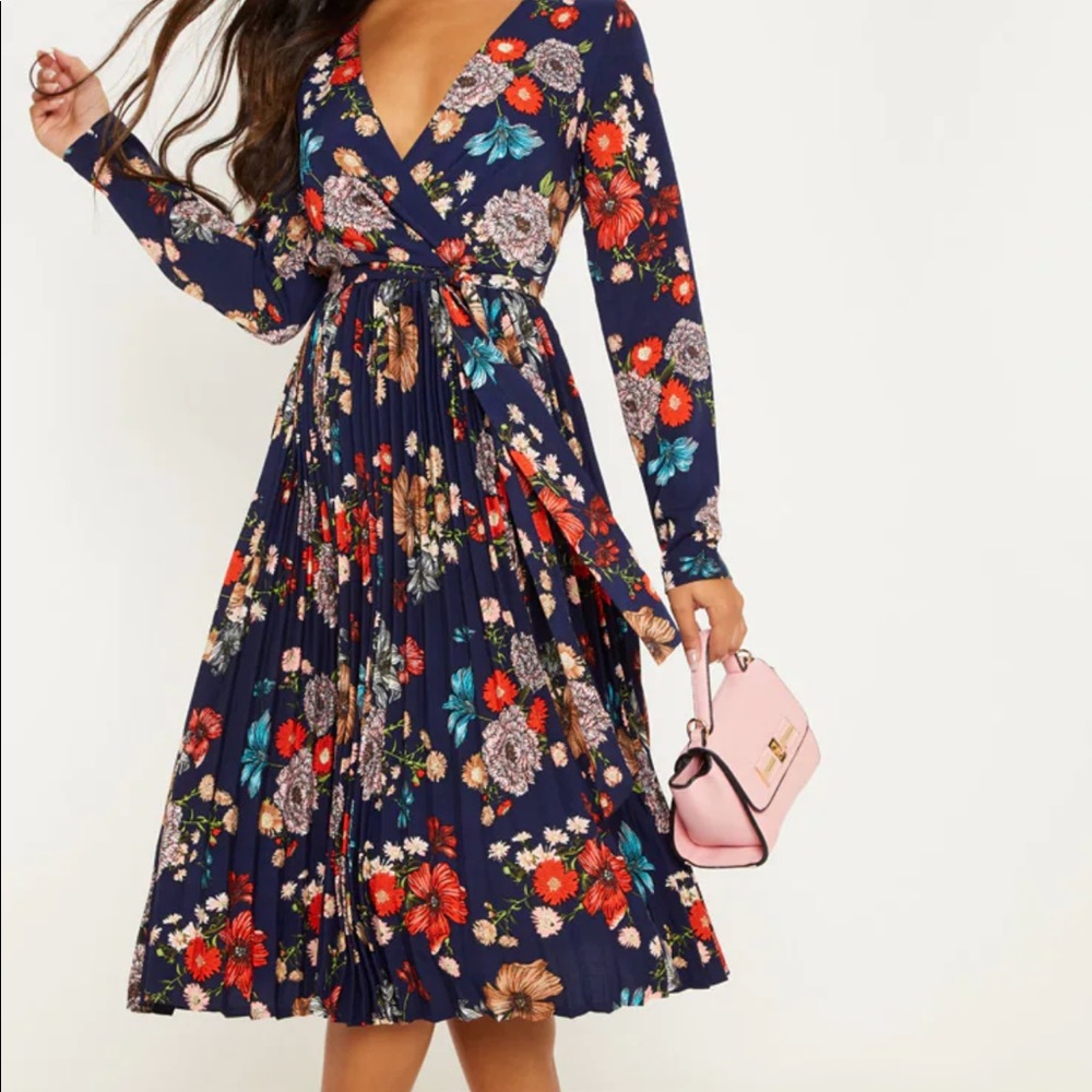 Long, floral dress